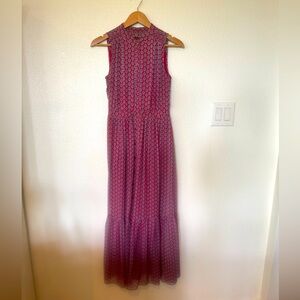 Banana Republic Women’s 0 Costa Print Sundress Career Boho Wedding Beach Preppy